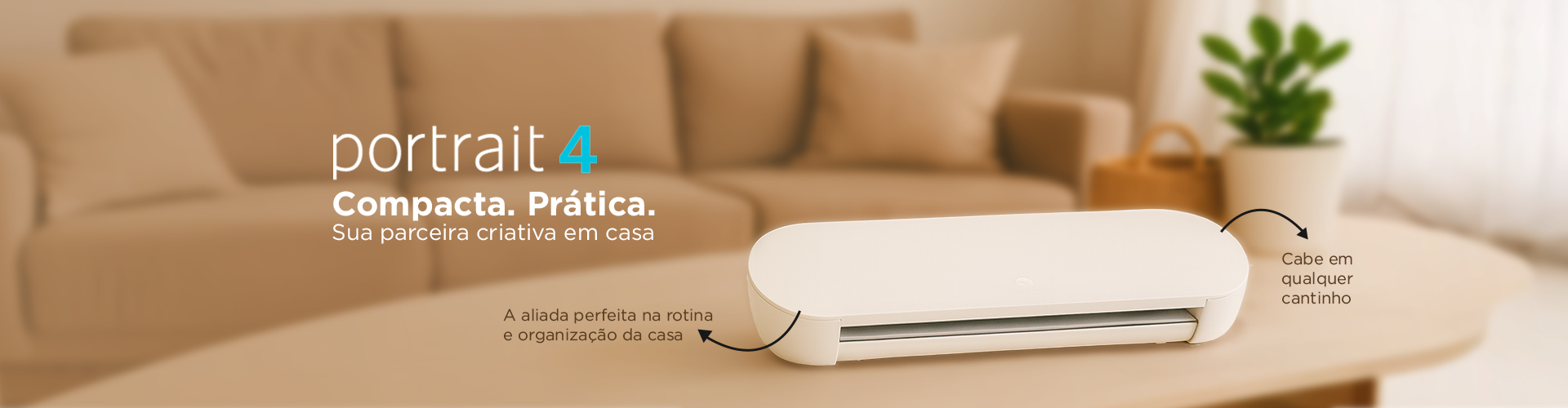 Silhouette Portrait 4 Portátil na sua casa! 