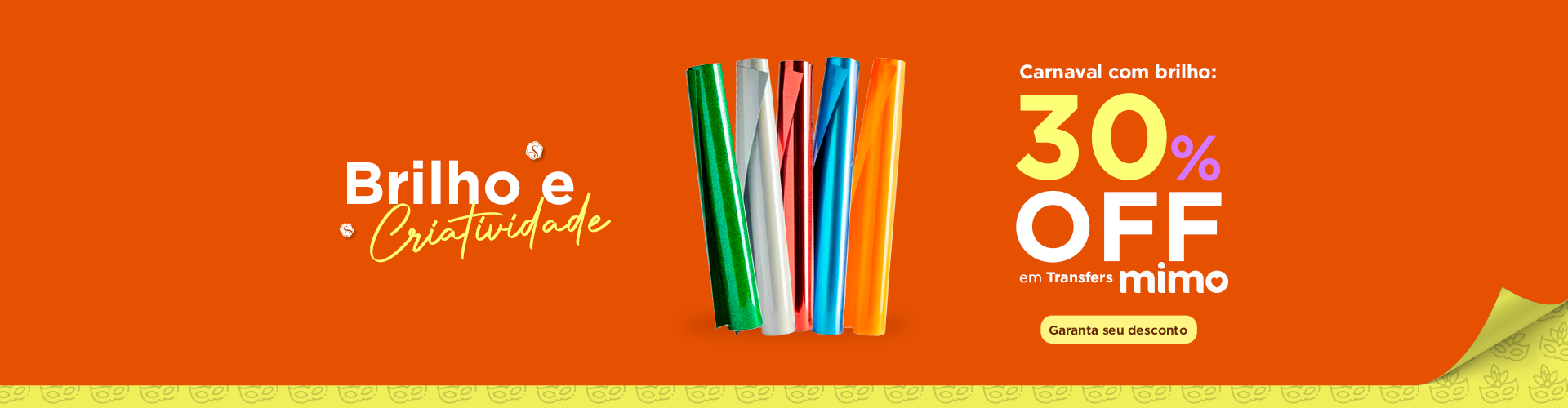 Aproveite 30% OFF em transfers Mimo 