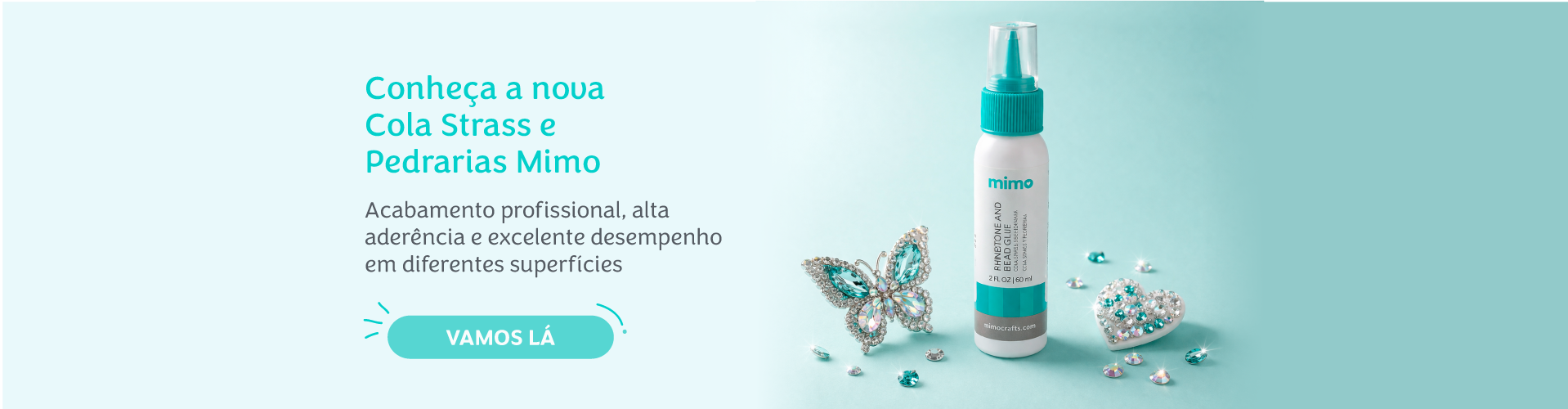 Conheça a nova Cola Strass e Pedrarias Mimo 60ml