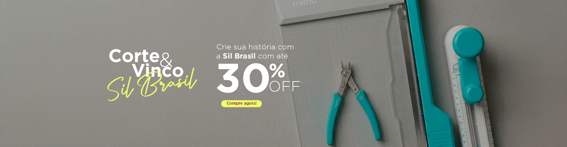 Até 30% OFF em ferramentas de Corte e Vinco! 