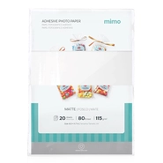 Papel Fotográfico Adesivo Fosco Mimo - 115 g - A4 - 20 Unids