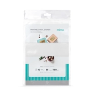 Vinil Adesivo Imprimível Dourado Brilho Resistente a Água - Mimo - A4 10 fls 180g