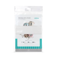 Vinil Adesivo Imprimível Prata Brilho Resistente a Água- Mimo - A4 10fls 180g