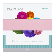 Papel Colorido Color Pop Rosa Chiclete Mimo - 30,5 x 30,5 cm - 180 g - 25 fls