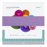 Papel Colorido Color Pop Roxo Candy Mimo - 30,5 x 30,5 cm - 180 g - 25 fls