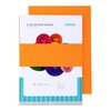 Papel Color Pop Laranja Puro Mimo - A4 - 180 g - 25 fls