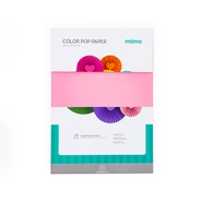 Papel Color Pop Rosa Chiclete Mimo - A4 - 180 g - 25 fls