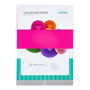 Papel Color Pop Rosa Pink Mimo - A4 - 180 g - 25 fls