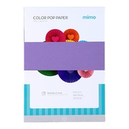 Papel Color Pop Roxo Mirtilo Mimo - A4 - 180 g - 25 fls