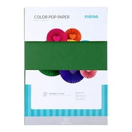 Papel Color Pop Verde Oliva Mimo - A4 - 180 g - 25 fls