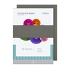 Papel Color Pop Cinza Lua Mimo - A4 - 180 g - 25 fls