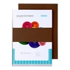 Papel Color Pop Marrom Café Mimo - A4 - 180 g - 25 fls
