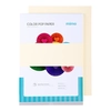 Papel Color Pop Creme Baunilha Mimo - A4 - 180 g - 25 fls
