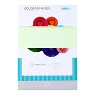 Papel Color Pop Verde Candy Mimo - A4 - 180 g - 25 fls
