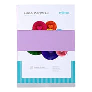 Papel Color Pop Roxo Candy Mimo - A4 - 180 g - 25 fls