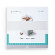 Papel Vegetal Mimo - 30,5 x 30,5 cm - 180 g - 20 fls