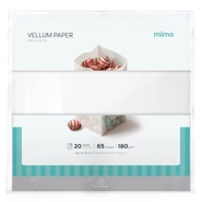Papel Vegetal Mimo - 30,5 x 30,5 cm - 180 g - 20 fls