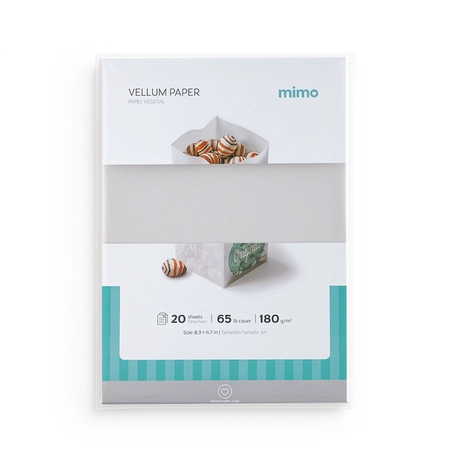 Papel Vegetal Mimo - A4 - 180 g - 20 fls
