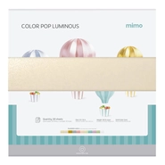 Papel Color Pop Luminous Areia Mimo - 30,5 x 30,5 cm - 250 g - 20 Fls