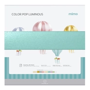 Papel Color Pop Luminous Jade Mimo - 30,5 x 30,5 cm - 250 g - 20 Fls