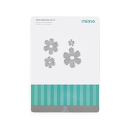 Faca de Corte Mimo Embossing - Flores de 4 Tamanhos - 4 Pç