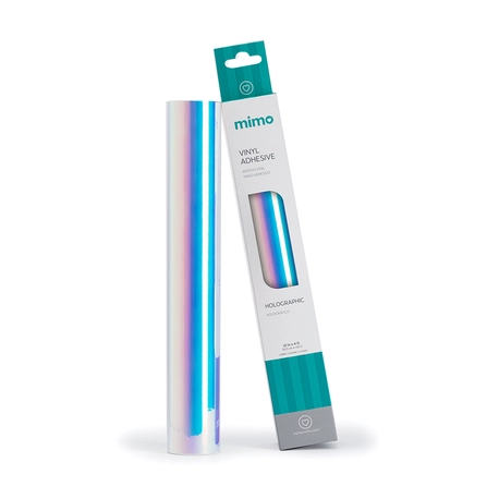 Adesivo Vinil Holográfico - Azul Água - Mimo - 30,5 cm x 1,22 m - 1 Unid