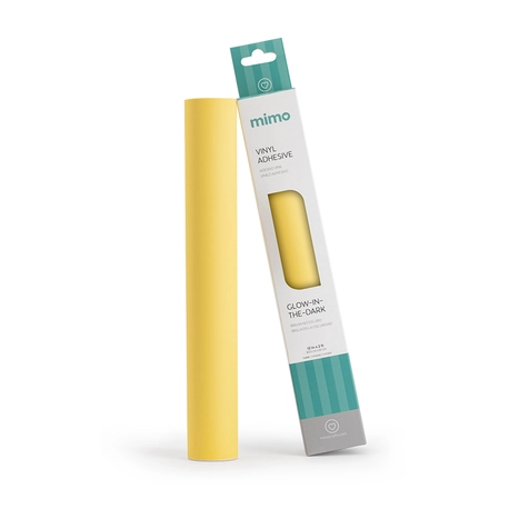 Adesivo Vinil Brilha no Escuro - Amarelo Canarinho - Mimo - 30,5 x 61 cm - 1 Unid