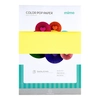 Papel Color Pop Amarelo Fluorescente Mimo - A4 - 180 g - 25 fls