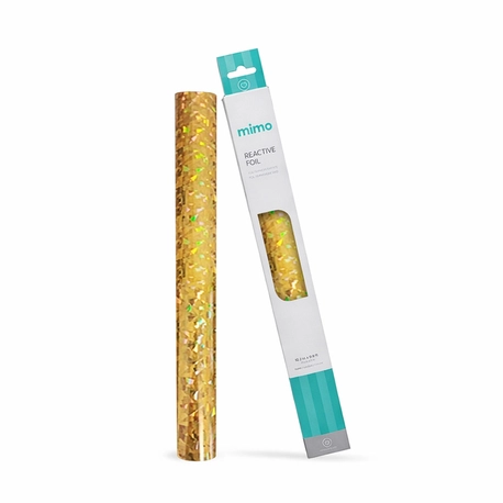 Foil Holográfico Dourado - Mimo - 31 cm X 3,00 m