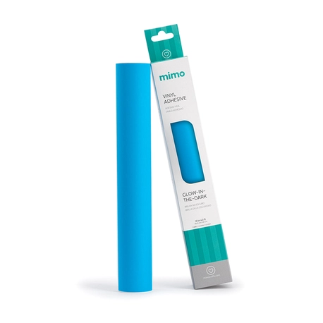 Adesivo Vinil Brilha no Escuro - Azul Neon - Mimo - 30,5 cm x 61 cm - 1 Unid