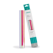 Adesivo Vinil Brilha no Escuro - Rosa Holográfico - Mimo - 30,5 cm x 61 cm - 1 Unid