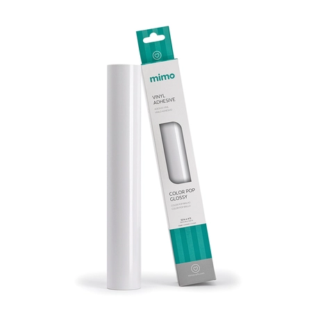 Adesivo Vinil Color Pop Brilho - Branco Neve - Mimo - 30,5 cm x 1,22 m - 1 Unid