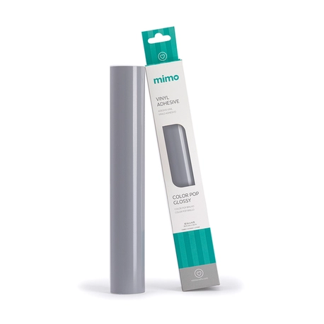 Adesivo Vinil Color Pop Brilho - Cinza - Mimo - 30,5 cm x 1,22 m - 1 Unid