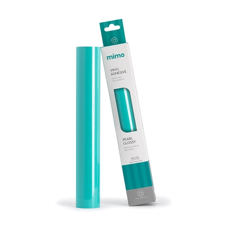 Adesivo Vinil Perolizado Brilho - Azul Tiffany - Mimo - 30,5 cm x 1,22 m - 1 Unid