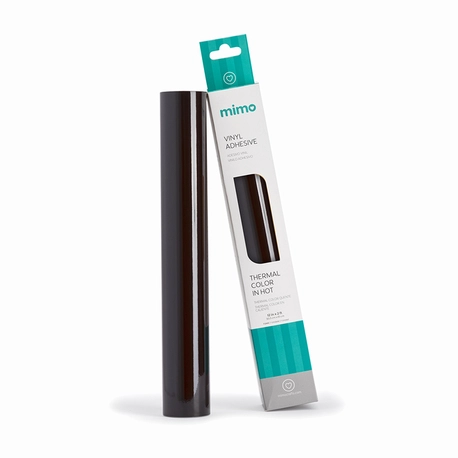 Adesivo Vinil Thermal Color - Quente - Preto para Branco - Mimo - 30,5 cm x 61 cm - 1 Unid