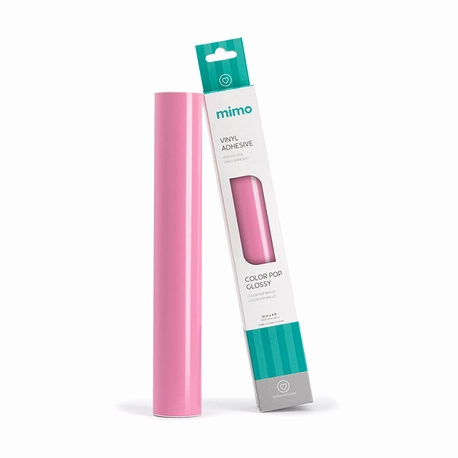 Adesivo Vinil Color Pop Brilho - Rosa Chiclete - Mimo - 30,5 cm x 1,22 m - 1 Unid