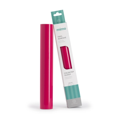 Adesivo Vinil Color Pop Brilho - Rosa Fúcsia - Mimo - 30,5 cm x 1,22 m - 1 Unid