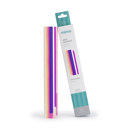 Adesivo Vinil Holográfico - Rosa Pink - Mimo - 30,5 cm x 1,22 m - 1 Unid