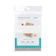 Vinil Adesivo Imprimível Branco Fosco Resistente a Água - Mimo - A4 - 10 fls