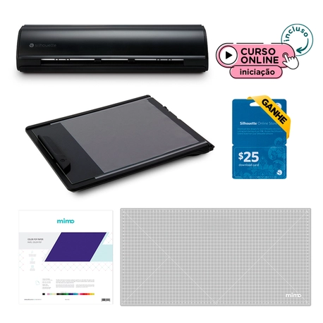 KIT Silhouette Cameo 5 Black Corte Criativo