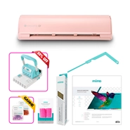 Kit Black Silhouette Cameo 5 Alpha Rosa Fosco Encadernação Profissional