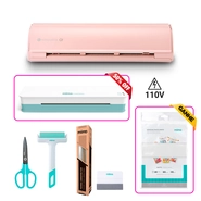 Kit Black Silhouette Cameo 5 Alpha Rosa Fosco Laminação PRO 110V