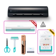 Kit Black Silhouette Cameo 5 Alpha Preto Fosco Laminação PRO 220V