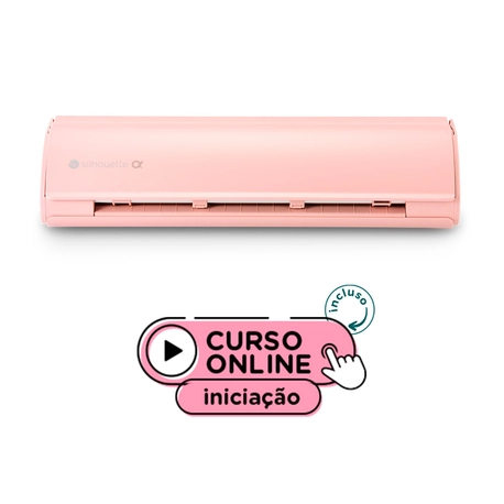 Silhouette Cameo 5 Alpha Rosa Fosco + Curso Online Inicial