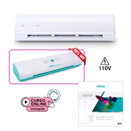 Kit Silhouette Cameo 5 Alpha Branca Stamping: Corte e Efeitos Metálicos 110V