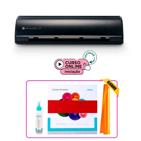 Kit Cameo 5 Alpha Preta Personalizados + BRINDE