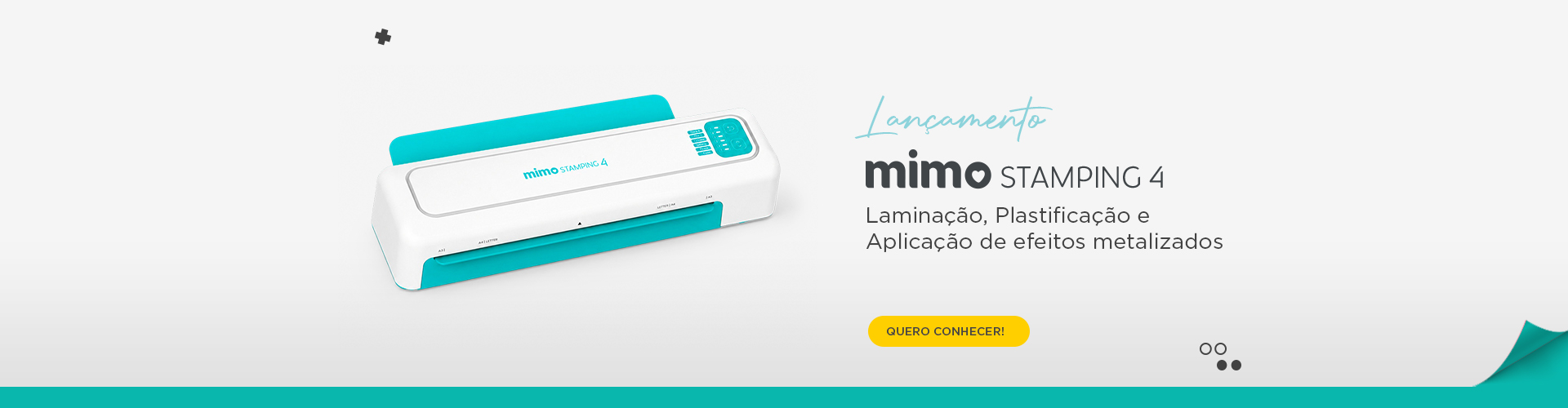 Lançamento Laminadora Profissional Mimo Stamping 4
