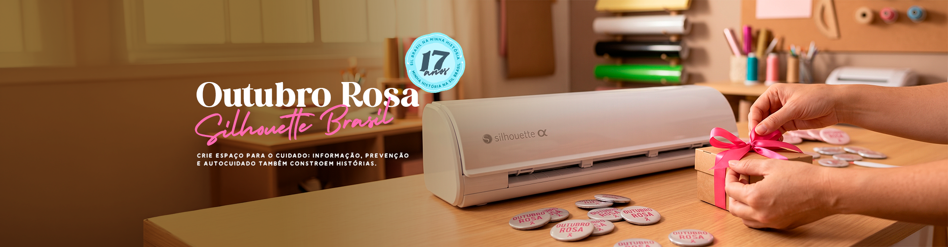 Outubro Rosa Silhouette Brasil