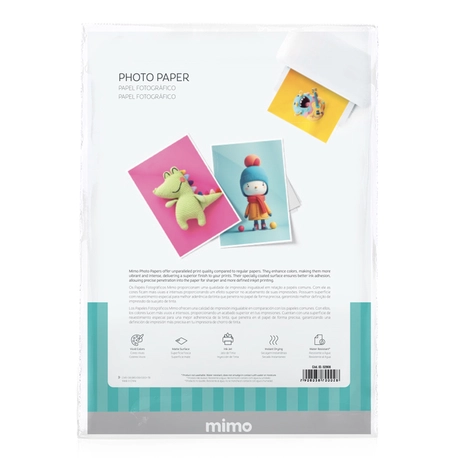 Papel Fotográfico Fosco Mimo - 240 g - A4 - 50 Unids