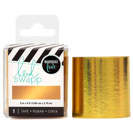 fita decorativa metalica ouro para letra luminosa heidi swapp 5cm x 2 74m